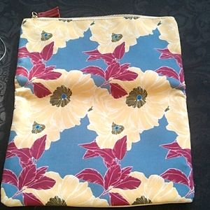 Rachel Pallet yellow, purple, green and blue floral clutch bag
